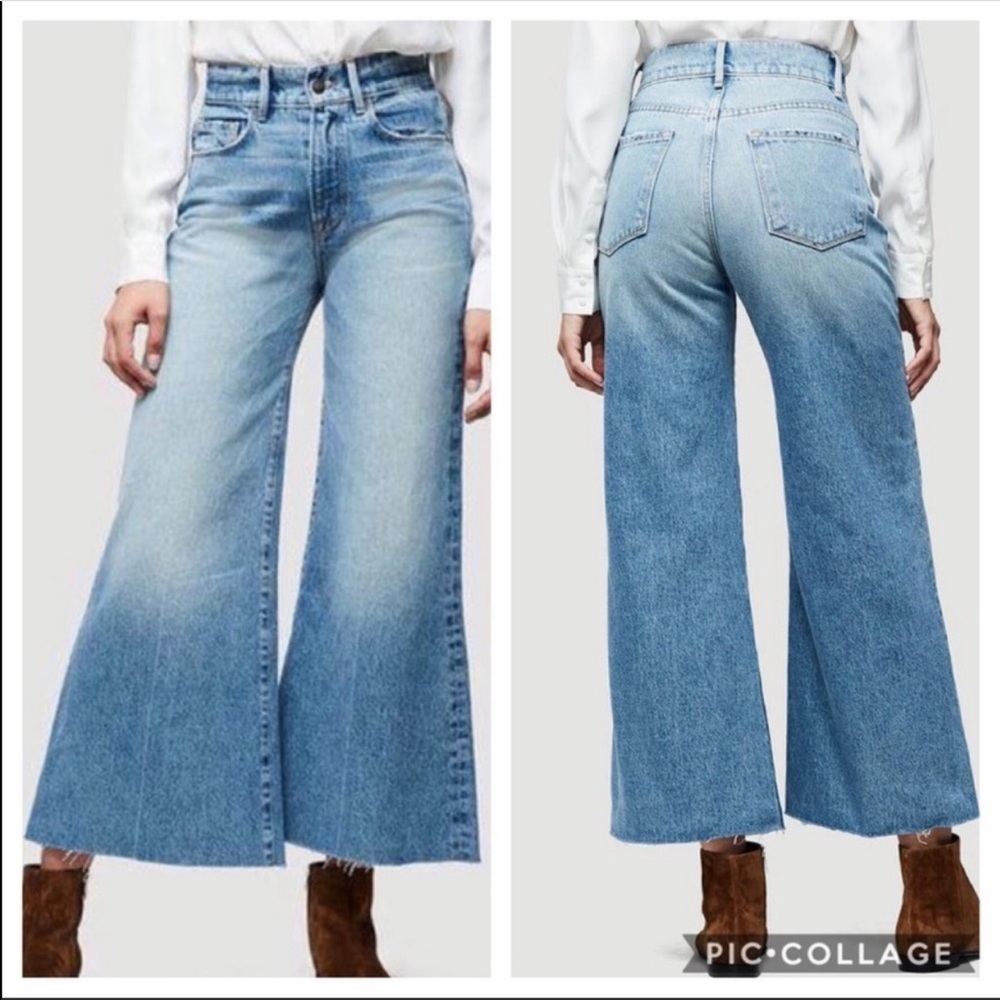 Frame Le Palazzo Wide Leg Wayland Jeans Sz 27